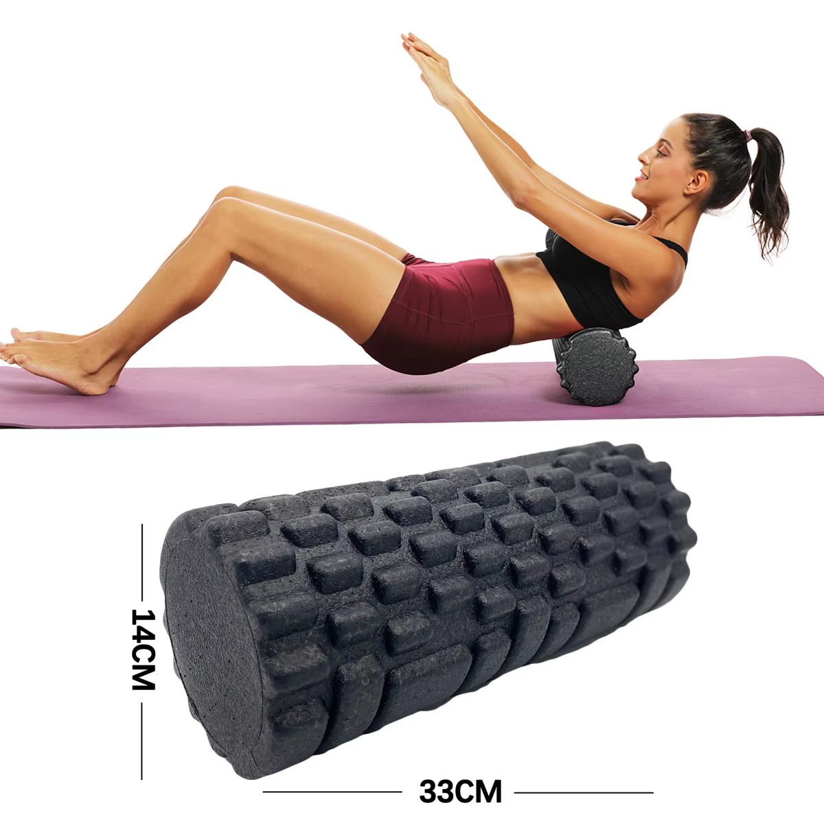 Yoga Fitness Massage - 30/33cm 피트니스 폼 롤러 요가 마사지