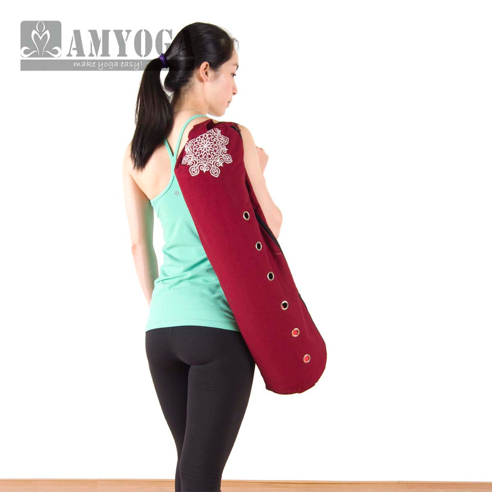 Yoga Fitness Bag - 캔버스 요가 매트 가방 싱글 숄더