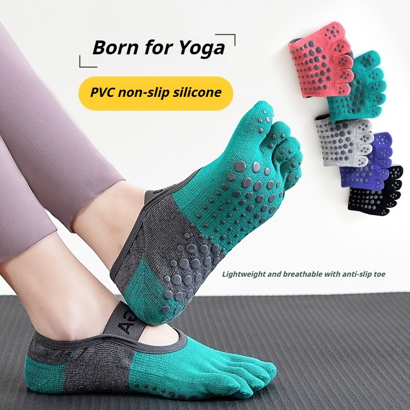 Yoga Fitness Pilates - 전문가용 필라테스 미끄럼 방지 5개 손가락