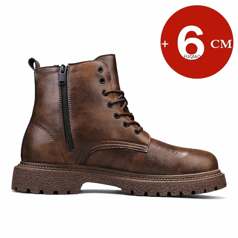 6cm 키높이 남성 부츠 가죽 야외 가을 겨울 신발 따 - Ankle Weights 리뷰 및 가격