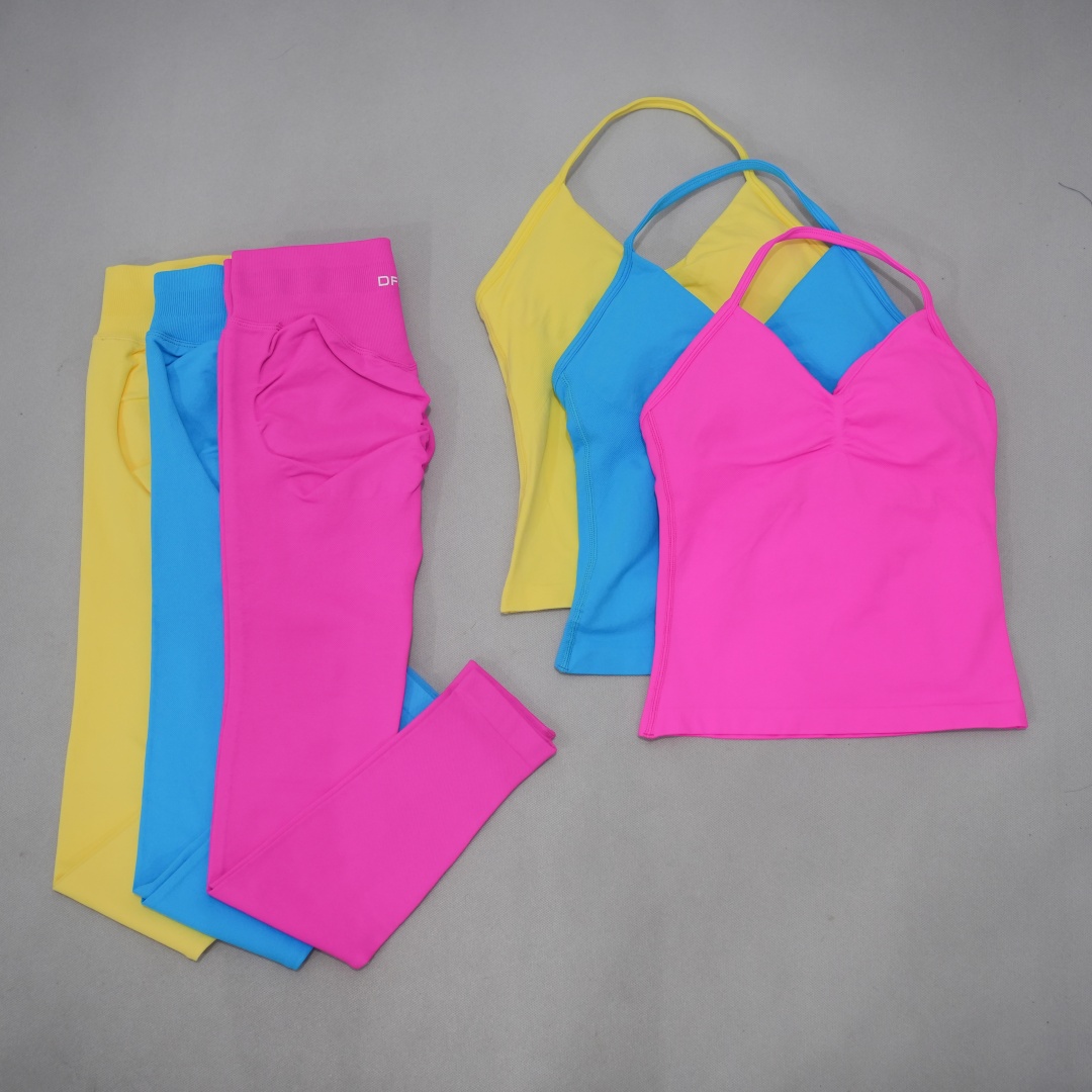 DFDK 심리스 2피스 스포츠 슈트 여성용 V넥 요가  - Ankle Weights 리뷰 및 가격