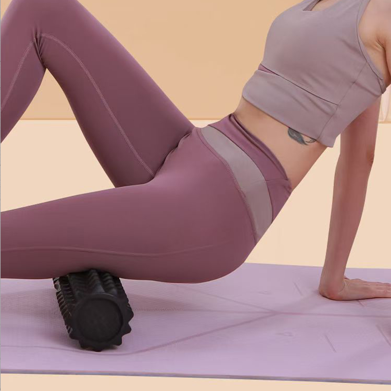 폼 롤러와 요가 블록 세트(33/45cm), 심부 조직 - Yoga Fitness Massage 리뷰 및 가격