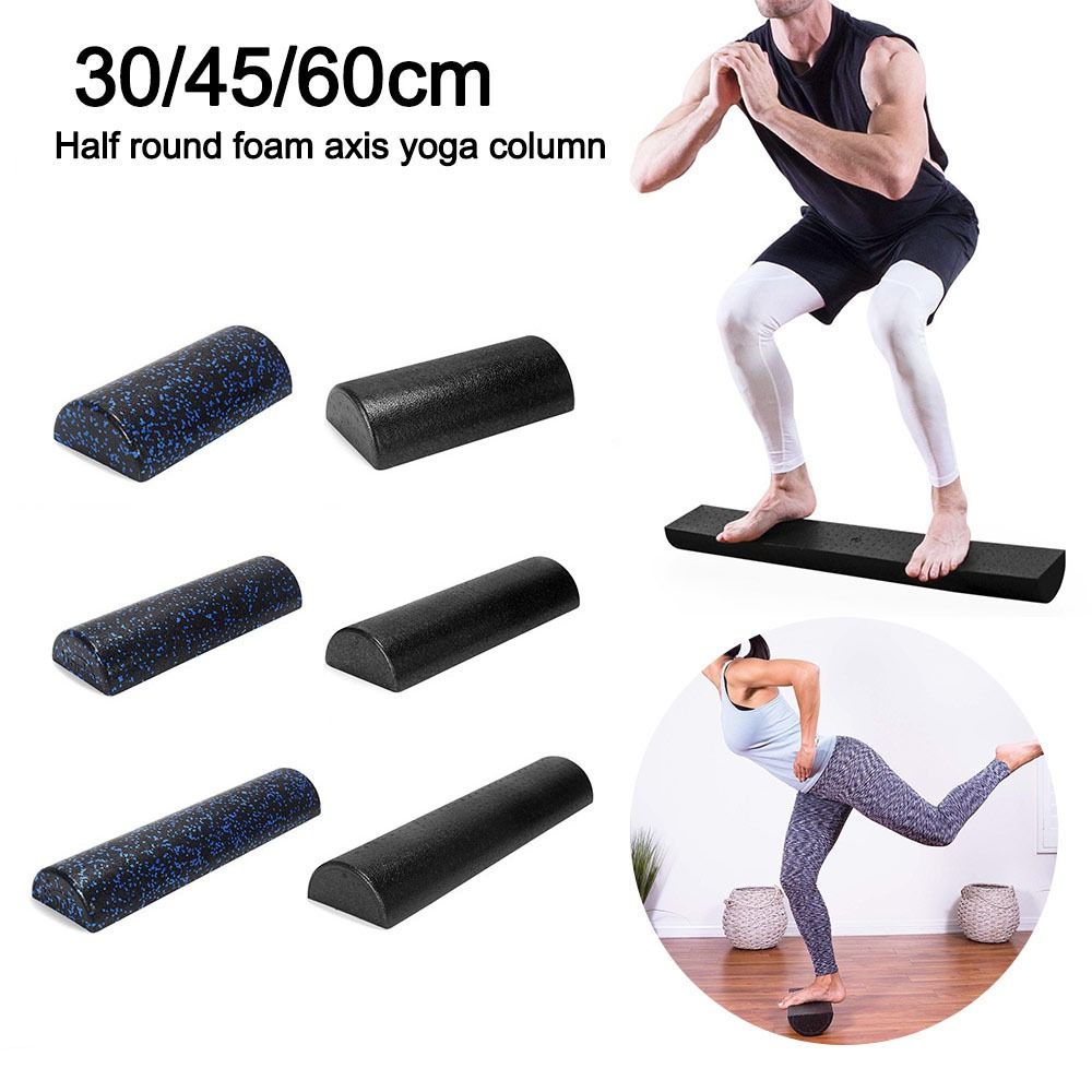 새로운 30/45/60cm EPP 폼 롤러 반원형 휴대 - Yoga Fitness Massage 리뷰 및 가격
