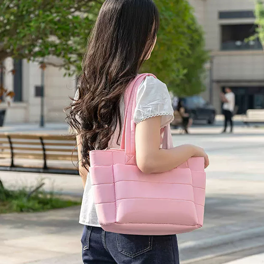 새로운 스타일의 토트백, 대용량 여성용 퀼트 핸드백,  - Yoga Fitness Bag 리뷰 및 가격