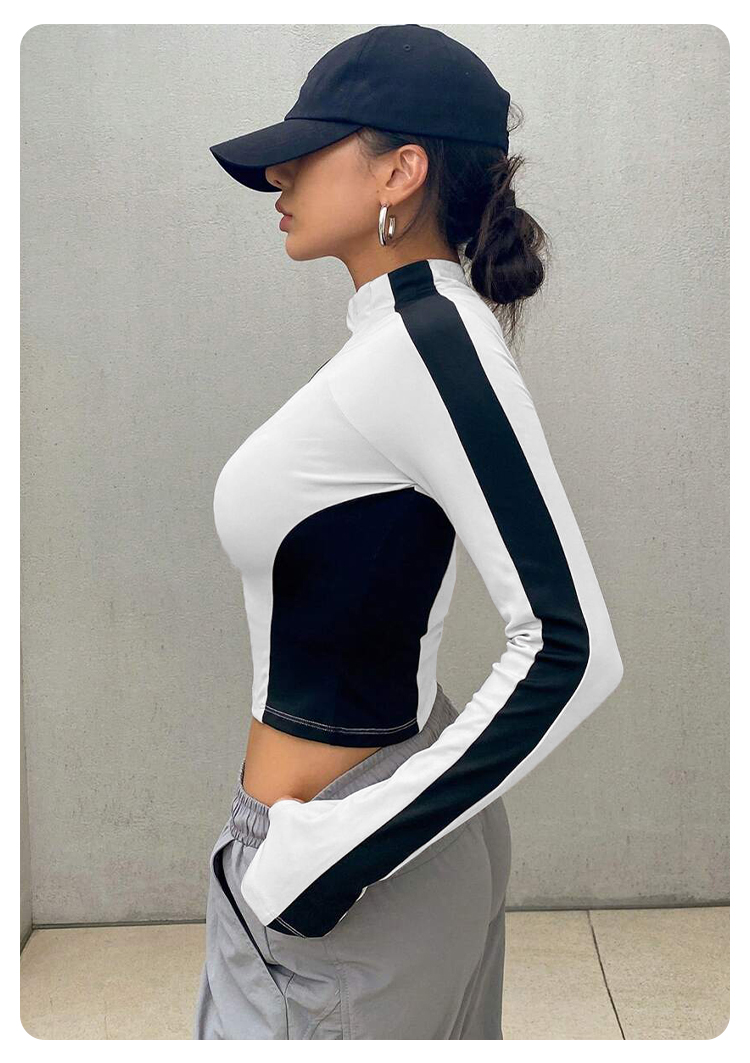 요가 의류 스탠드업 칼라 재킷 아웃도어 스포츠 긴팔 여 - Yoga Fitness Top 리뷰 및 가격