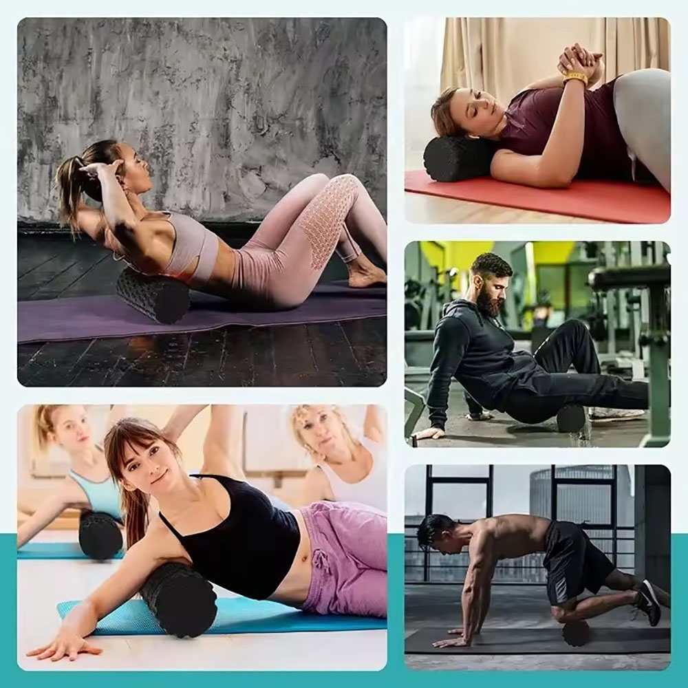 33cm 폼롤러, 근육 마사지용 고밀도 피트니스 롤러, - Yoga Fitness Massage 리뷰 및 가격