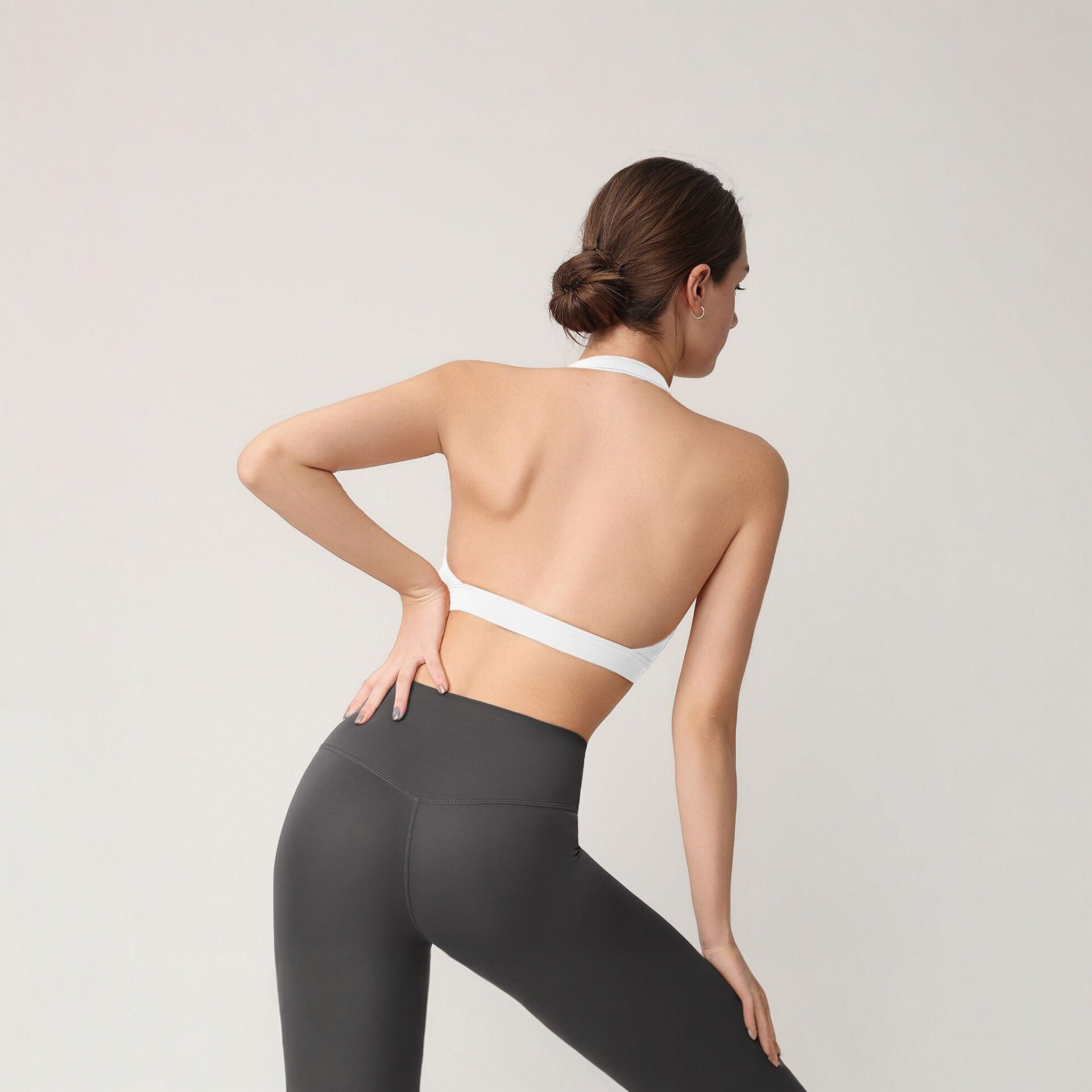 여성용 홀터 스포츠 브라, 고정 패드 포함, 충격 방지 - Yoga Fitness Tapis 리뷰 및 가격