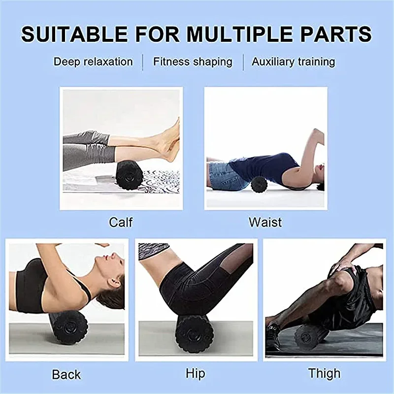 4 단 진동 전기 요가 마사지 폼, 피트니스 롤러 등받 - Yoga Fitness Massage 리뷰 및 가격