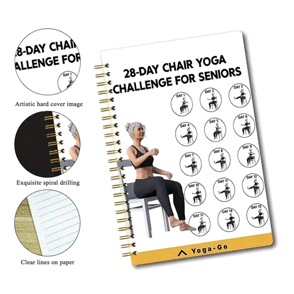 노인을 위한 누출 방지 저널 의자 요가 피트니스 번들  - Yoga Fitness Journal 리뷰 및 가격
