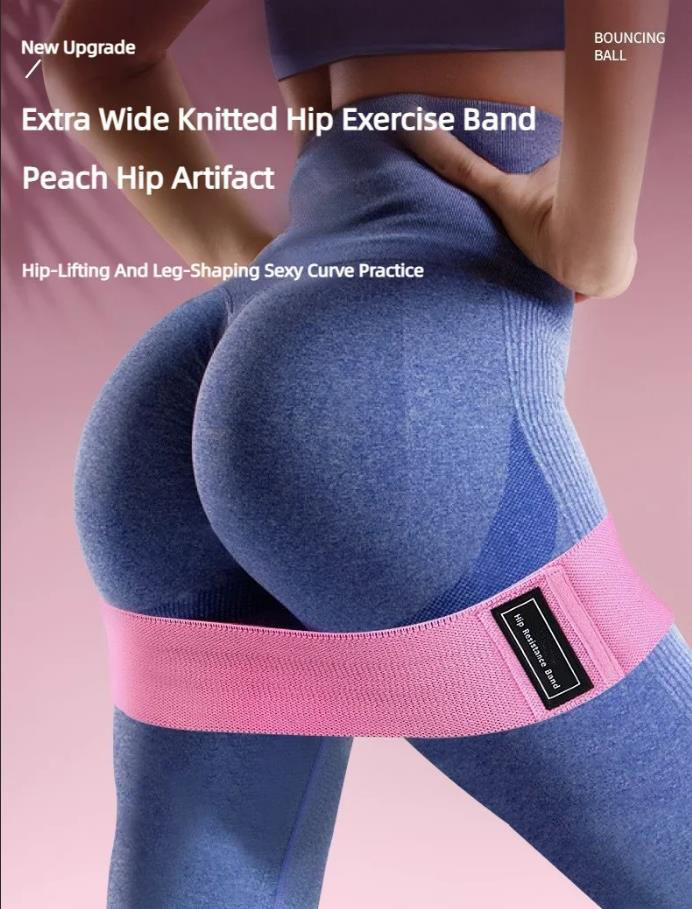 3개 세트 패브릭 저항 힙 부티 밴드, 엉덩이 허벅지  - Yoga Fitness Stretching Strap 리뷰 및 가격