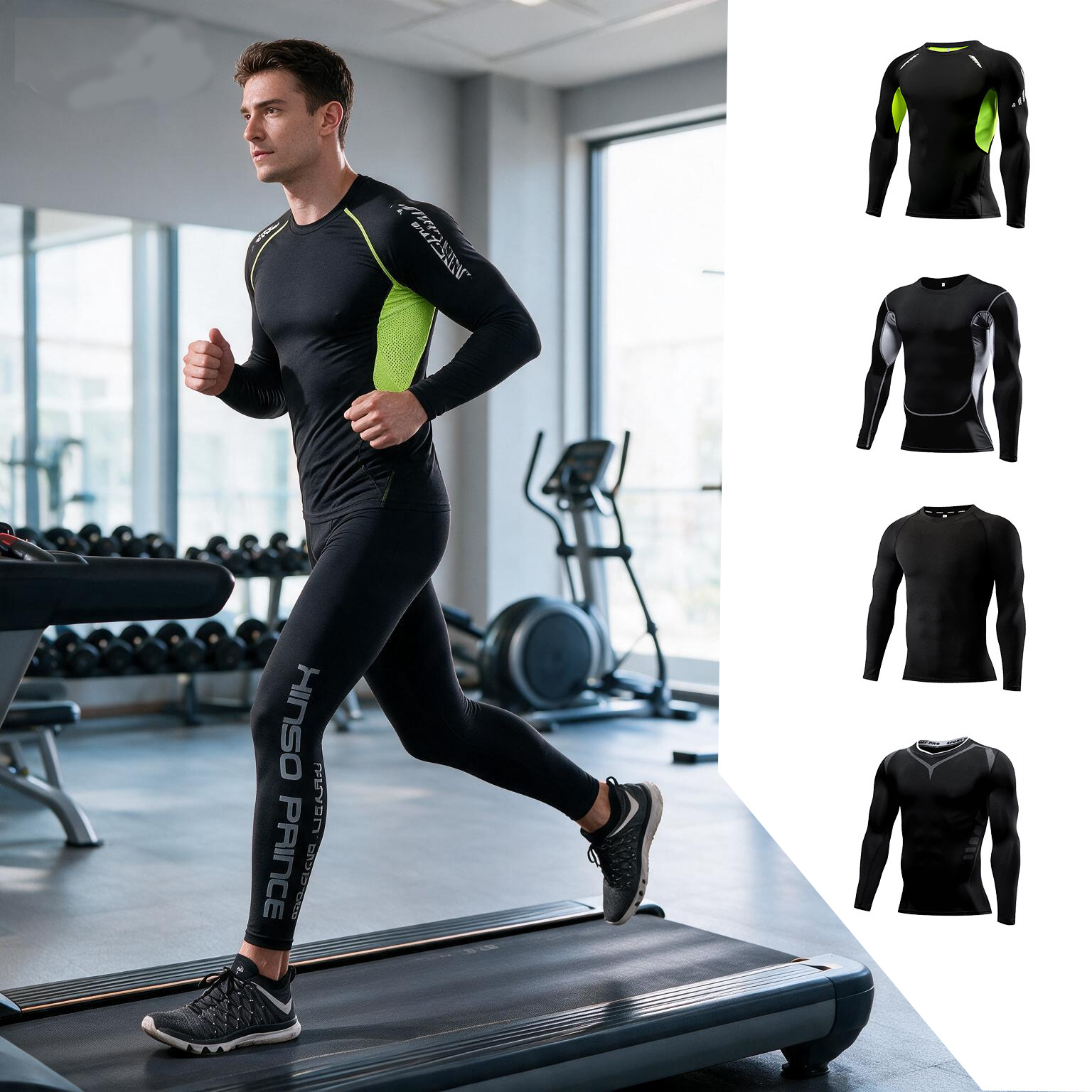 2026 남성용 압축 스포츠웨어 슈트, 탄력있는 트레이 - Yoga Fitness Wear 리뷰 및 가격