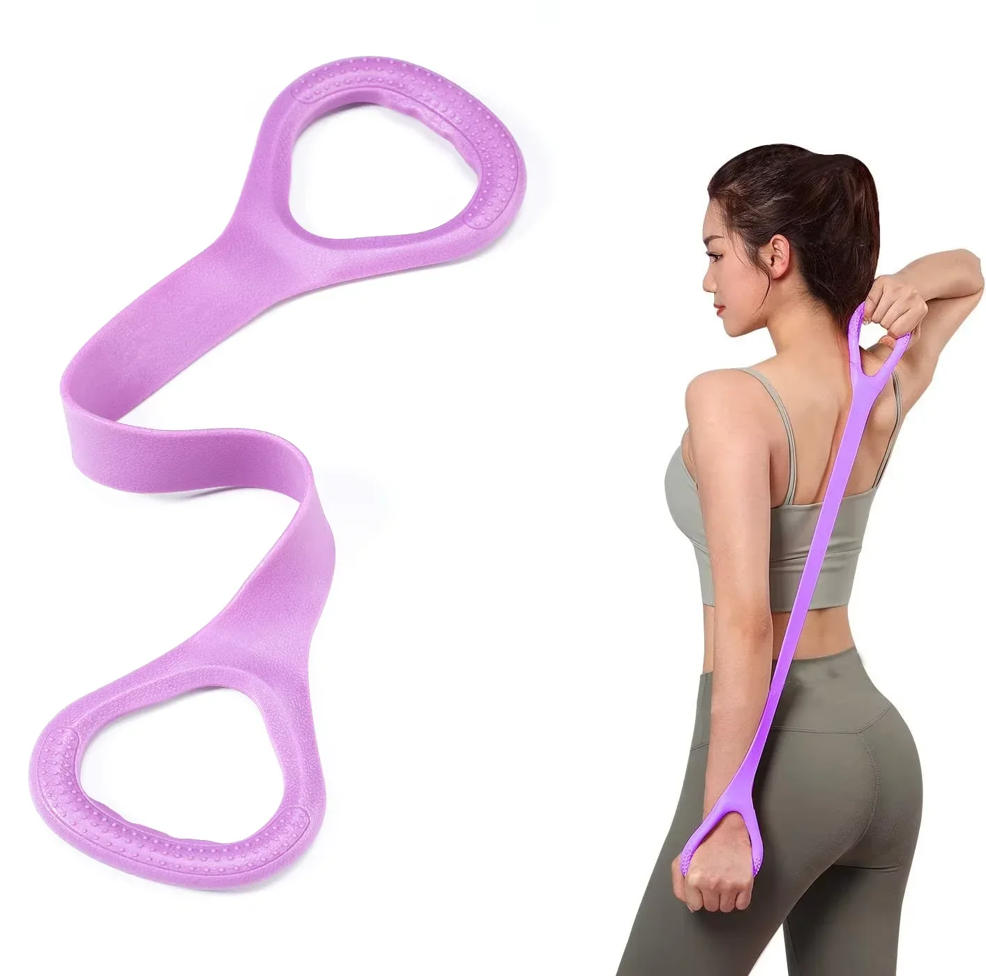 피트니스 운동 저항 밴드 팔 등 어깨 운동 탄성 트레이 - Yoga Fitness Stretching Strap 리뷰 및 가격