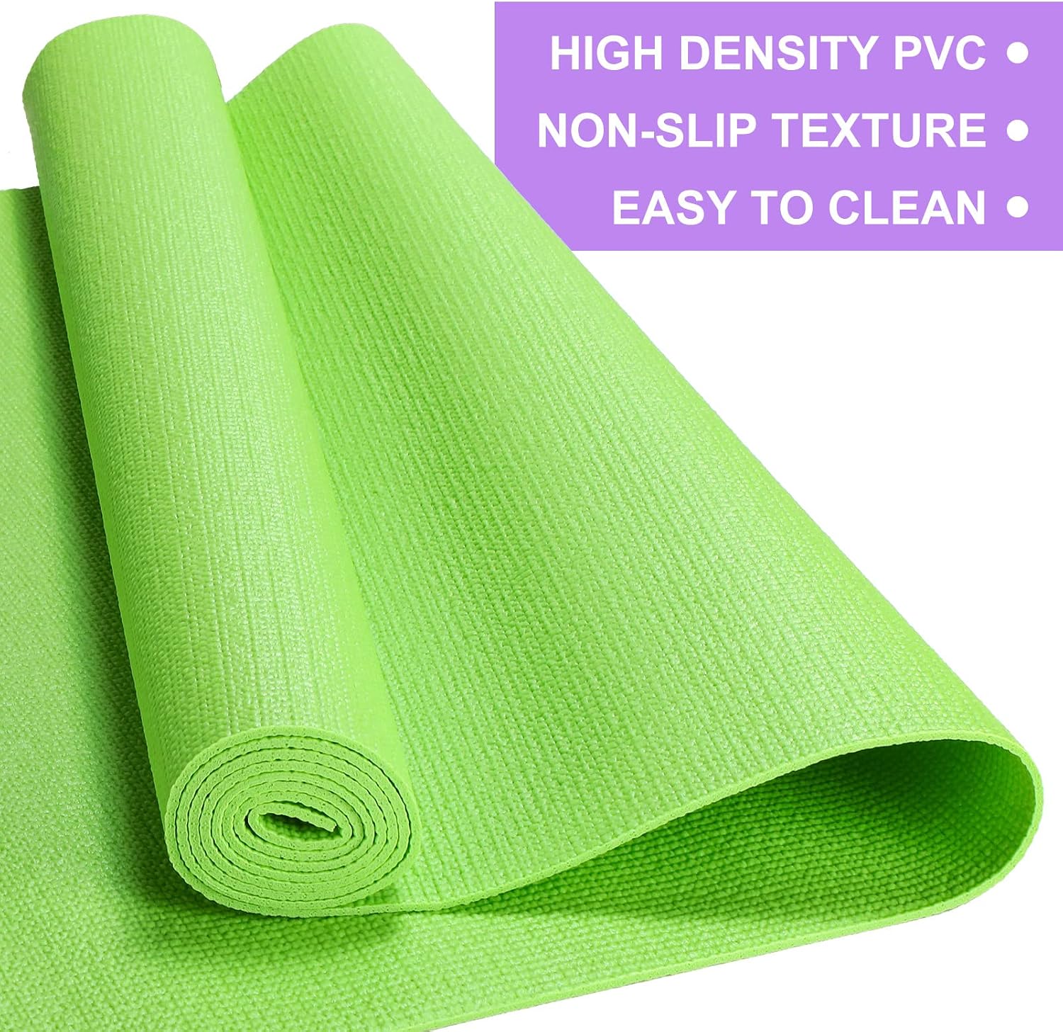 3mm 얇은 요가 매트, 가벼운 PVC 운동 매트, 미 - Yoga Fitness Class 리뷰 및 가격