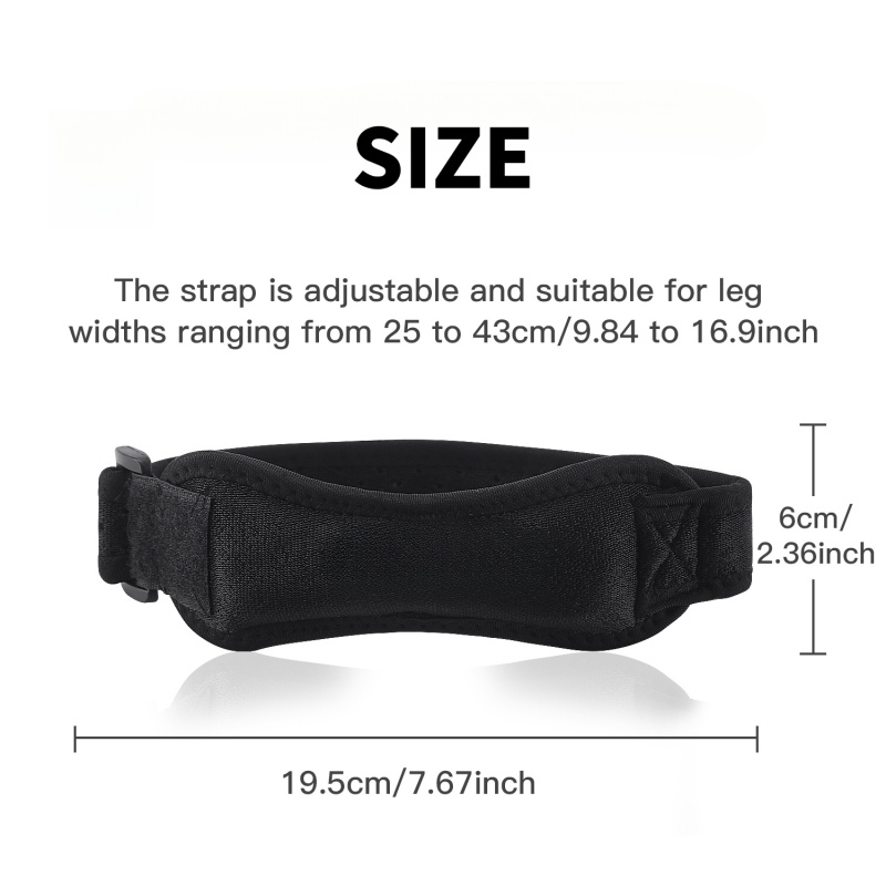 1PC 무릎 슬개골 힘줄 무릎 지지대 스트랩 브레이스  - Knee Sleeve Compression 리뷰 및 가격