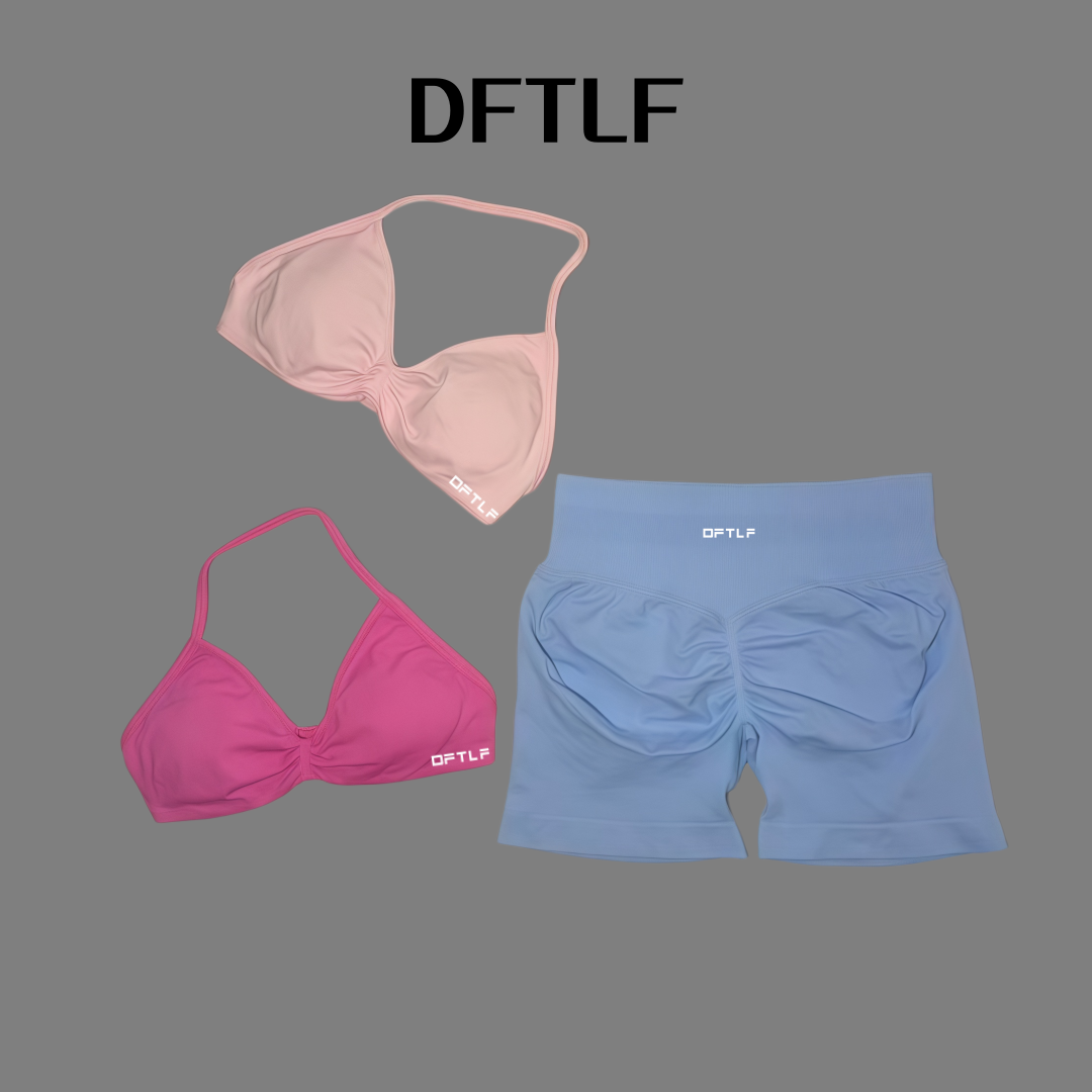 2피스 DFTLF 임팩트 짐 세트 여성 요가 스포츠 브 - Yoga Fitness Pilates 리뷰 및 가격