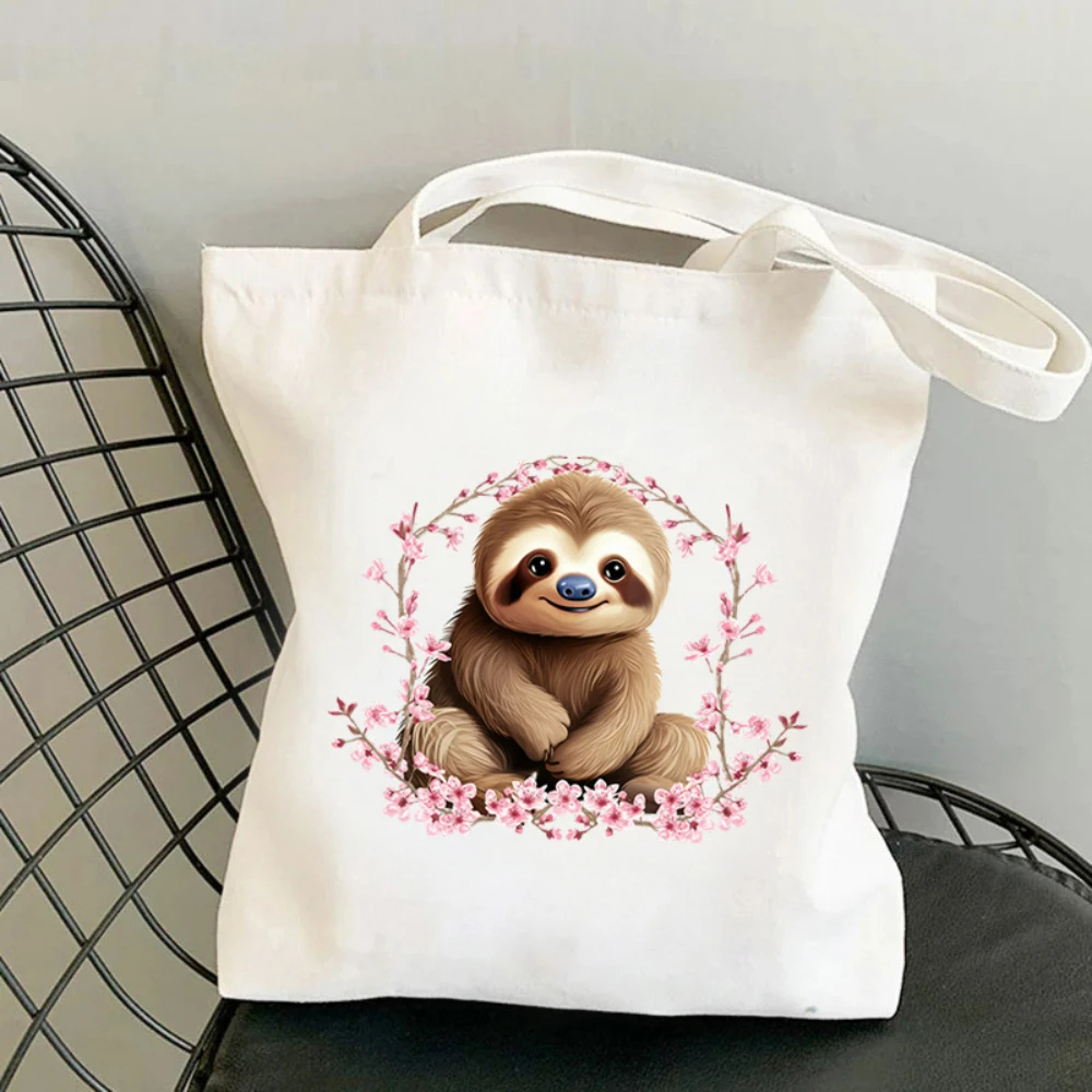 1pc 코알라 벚꽃 프린트 캔버스 토트 백 친환경 재사 - Yoga Fitness Bag 리뷰 및 가격