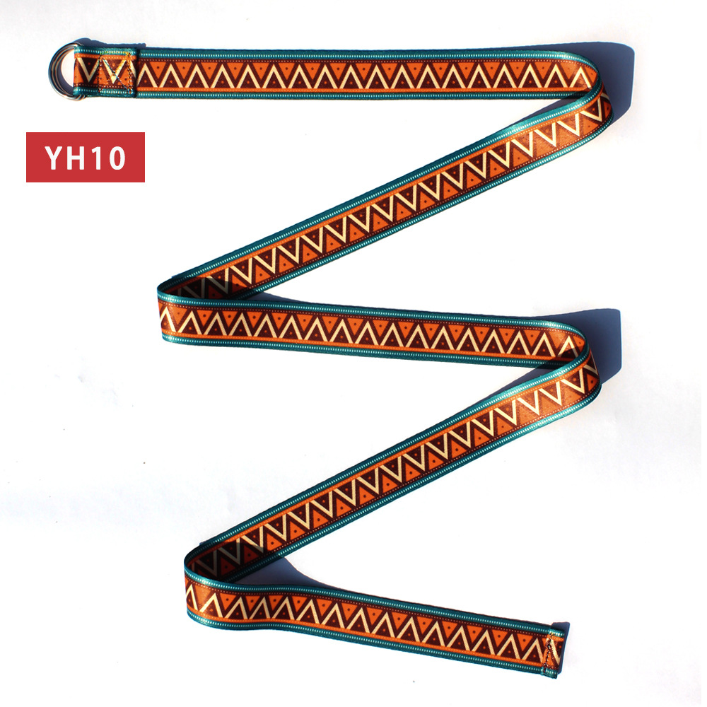 183CM 빈티지 민족 스타일 요가 스트랩 요가 벨트  - Yoga Fitness Stretching Strap 리뷰 및 가격