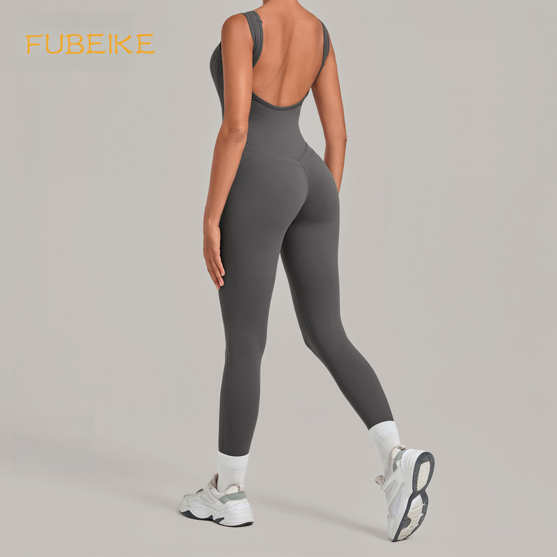 딥 백리스 타이트핏 러닝 피트니스 플레어 레그 바디수트 - Yoga Fitness Wear 리뷰 및 가격