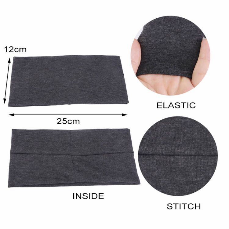 솔리드 컬러 유니섹스 헤어밴드 탄성 와이드 스포츠 땀  - Yoga Fitness Stretching Strap 리뷰 및 가격