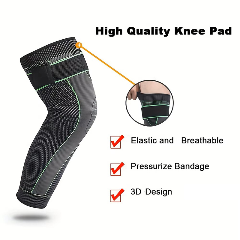 2개입 압박 무릎 보호대, 스트라이프 디자인 스포츠 슬 - Knee Sleeve Compression 리뷰 및 가격