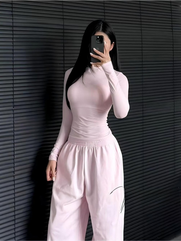 슬림핏 긴팔 요가 피트니스 티셔츠 속건성 경량 걸스 트 - Yoga Fitness Wear 리뷰 및 가격
